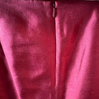 Two Vintage Talbots Red & Pink Skirt Suits Petite