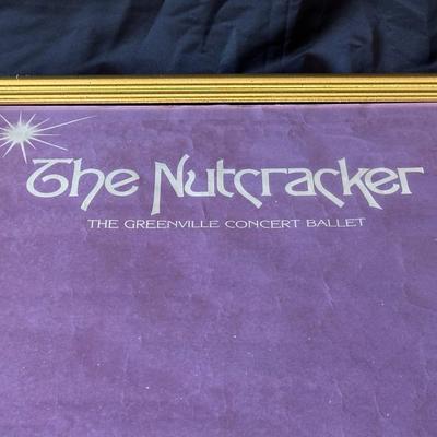 Lot of Nutcracker Items including an original Poster from Furman University 1985