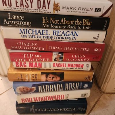 10 Hardback books.