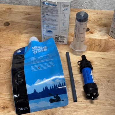 Grayl Geopress Filter and Purifiers and Sawyer Mini Water Filtration Systems (SB-DZ)
