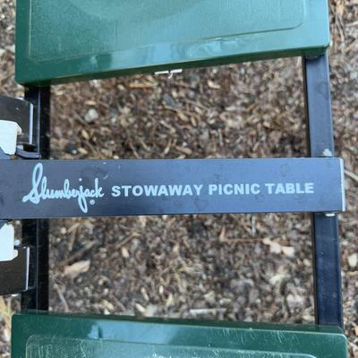 Slumberjack Stowaway Picnic Table and What-A-chair Deluxe Recliner (SB-DZ)
