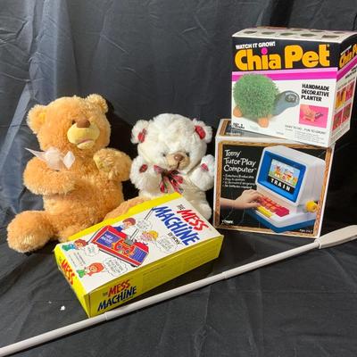 Lot of Vintage Toys including a Mess Machine