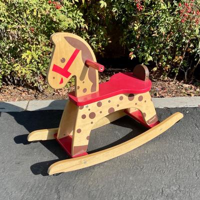 Vintage-Style Janod Rocking Horse Pony