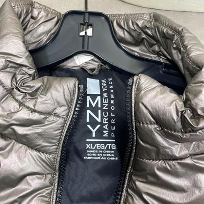 Marc New York Metallic Puffer Coat XL