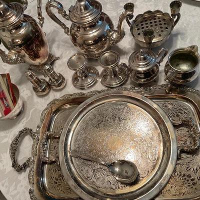 Silver plate lot