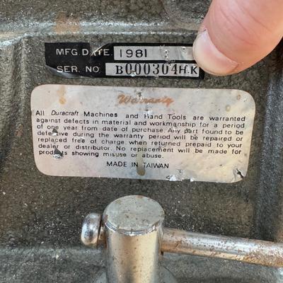 Duracraft Heavy Duty Bench Vise and More (SB-DZ)