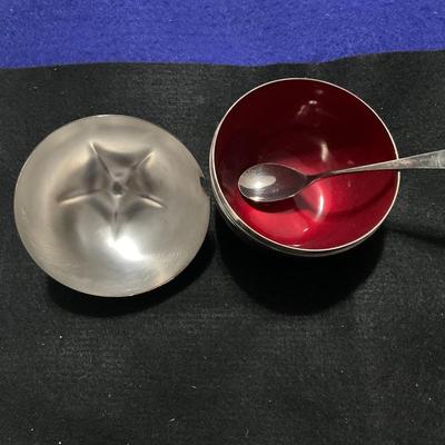 Vintage Reed &Barton 287 Sugar Bowl With Spoon.