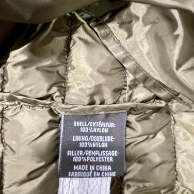 Badgley Mischka Olive Puffer Coat XL