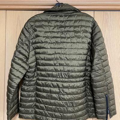 Badgley Mischka Olive Puffer Coat XL