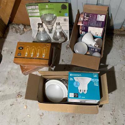 Lot 355 Light bulbs - edison bulbs, flood lights, and ceiling mount flush light fixtures