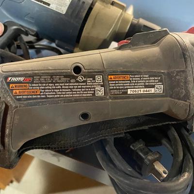 Lot 361 Corded rotating saw and drill - Ryobi