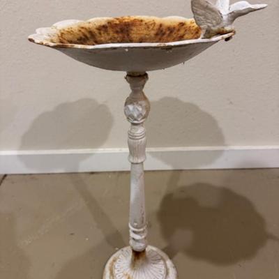 Metal Bird Bath