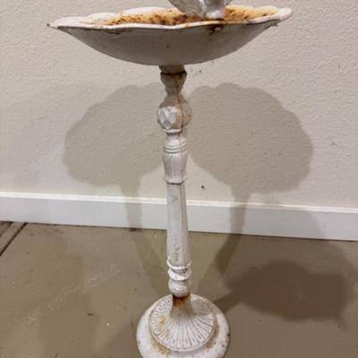Metal Bird Bath