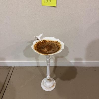 Metal Bird Bath