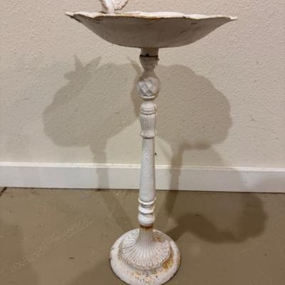 Metal Bird Bath
