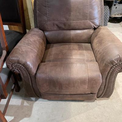 Lot 359 3 dining chairs, 1 rocker/recliner