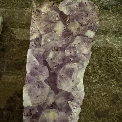 Crystal Amethyst Book Ends