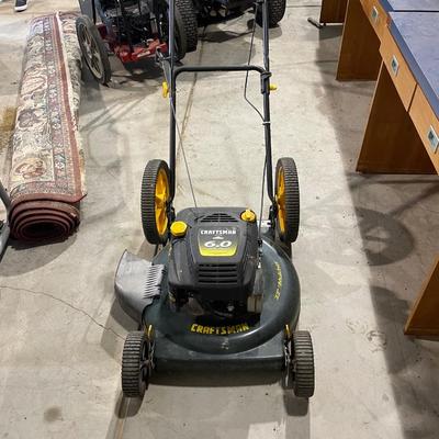 Lot 374 Craftsman push mower - 6HP - not tested