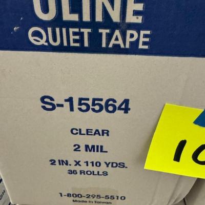 4 Sealed Boxes of Uline Quiet Tape