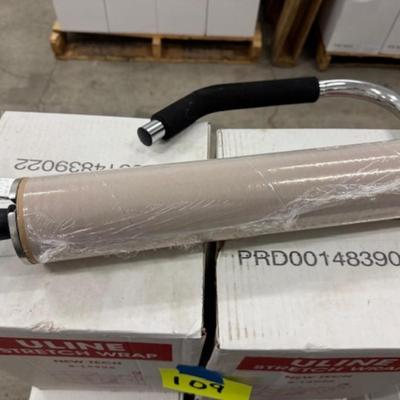4 New Boxes of Stretch Wrap and Roller