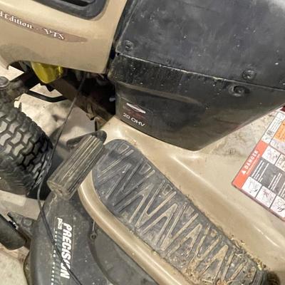 Lot 382 Craftsman DLS 3500 riding lawn mower (not tested)