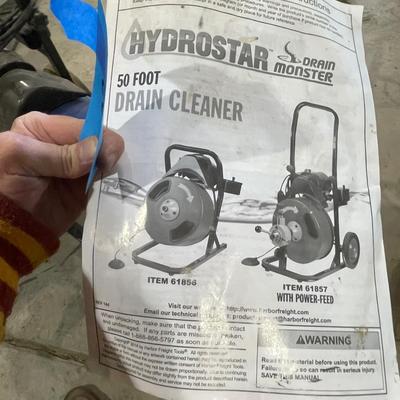 Lot 383 50-ft drain cleaner snake Hydro-star
