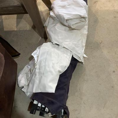 Lot 385 10x10 canopy tent with cloth walls