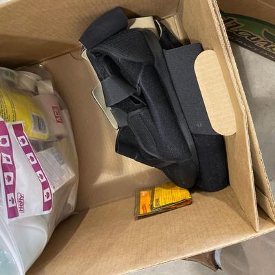 Lot 389 box of miscellaneous ace bandages and supplies