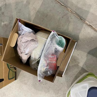 Lot 389 box of miscellaneous ace bandages and supplies