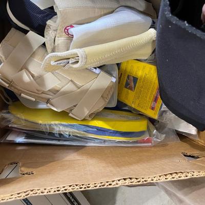 Lot 389 box of miscellaneous ace bandages and supplies