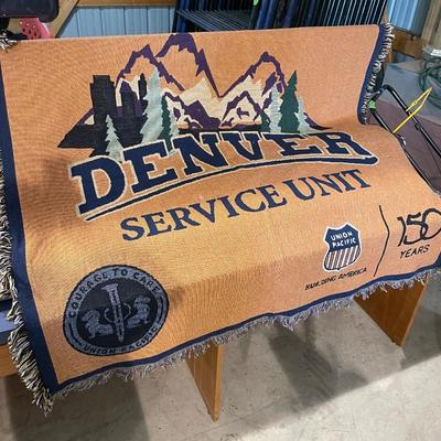 Lot 400 Union Pacific throw - 150yr anniversary (50x54)