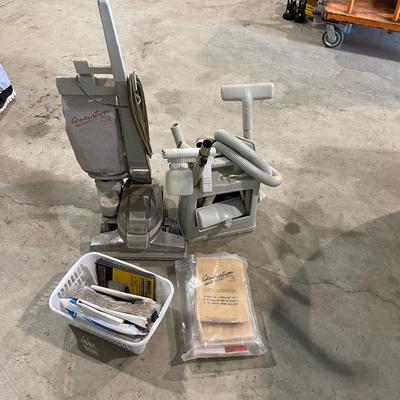 Lot 403 Kirby vacuum and accessories (not tested)