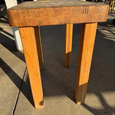 Butcher's Block Table