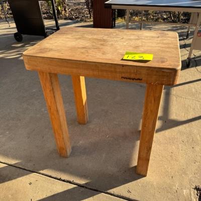 Butcher's Block Table