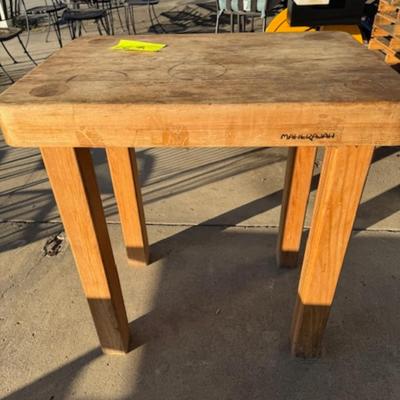 Butcher's Block Table