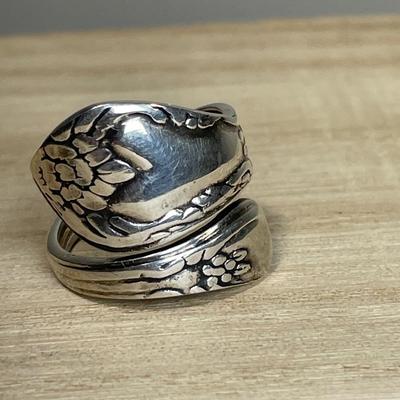 Sterling Silver Spoon Ring 6