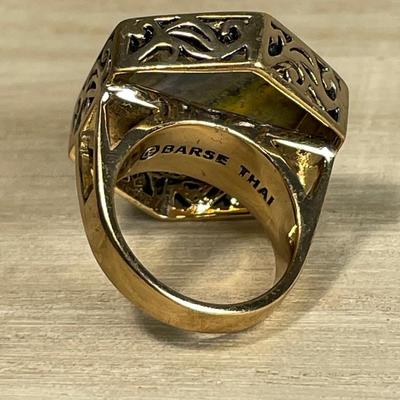 Barse Bumblebee Jasper Ring 7