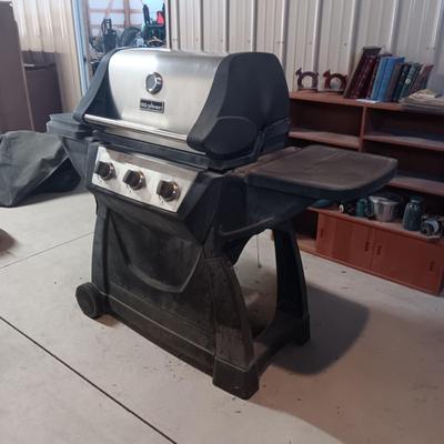BBQ GRILLWARE PROPANE GRILL WITH SIDE BURNER