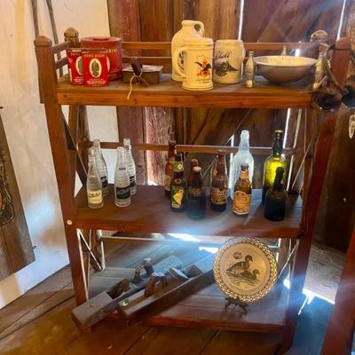 Vintage Bottles, Tobacco Tins, etc.