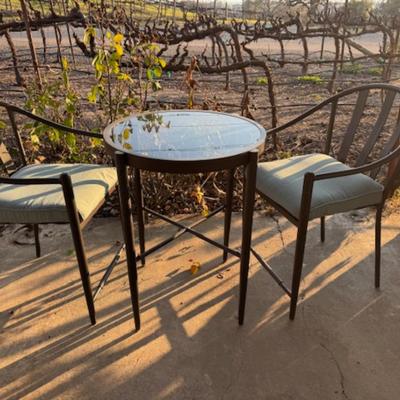 Round Bistro Table and 2 Chairs