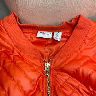 Chicos Zenergy Quilted Bommer Jacket 2