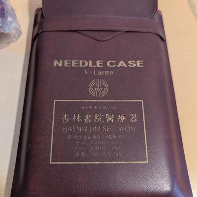 Anti-Stress Eye Pillows Stainless Steel Needle Cases