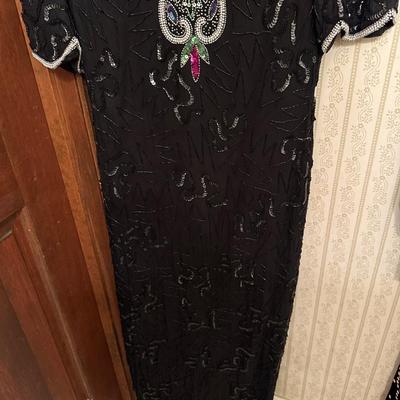 Two Black Sequined Formal Dresses