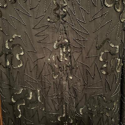 Two Black Sequined Formal Dresses