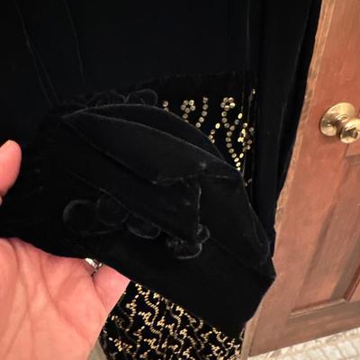 Two Black Sequined Formal Dresses