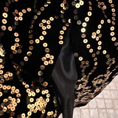 Two Black Sequined Formal Dresses