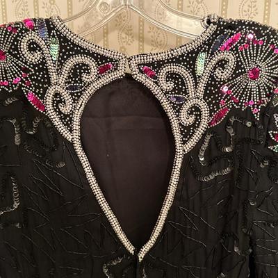 Two Black Sequined Formal Dresses