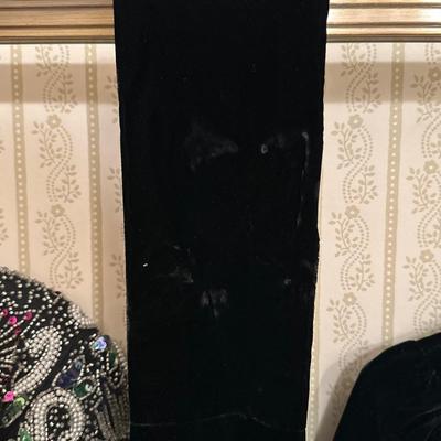 Two Black Sequined Formal Dresses