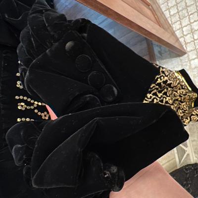 Two Black Sequined Formal Dresses