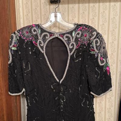 Two Black Sequined Formal Dresses